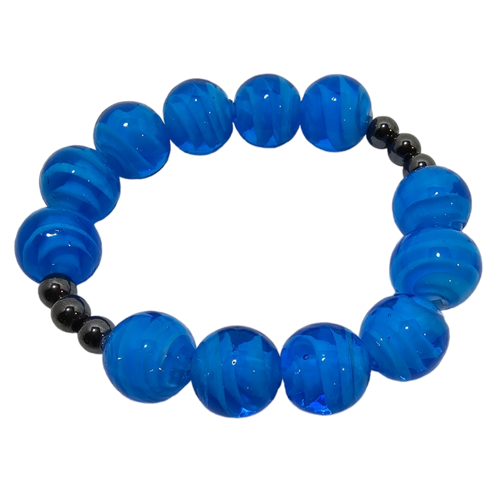Custom Hematite Unisex Bracelet